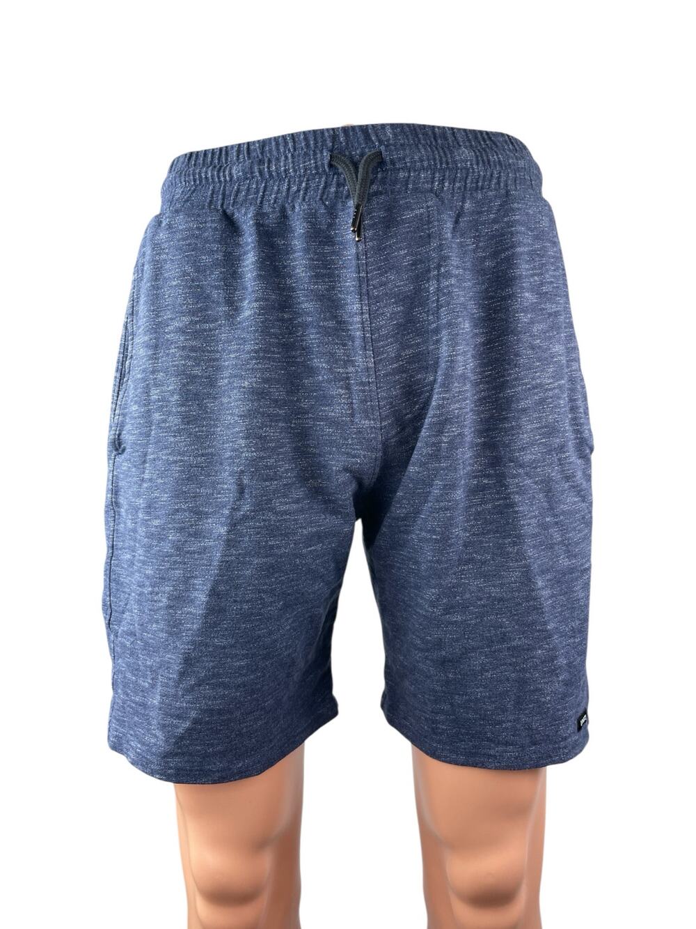 UNCL Men's Blue Melange High Rise Lounge Running Athletic Activewear Shorts Sz M